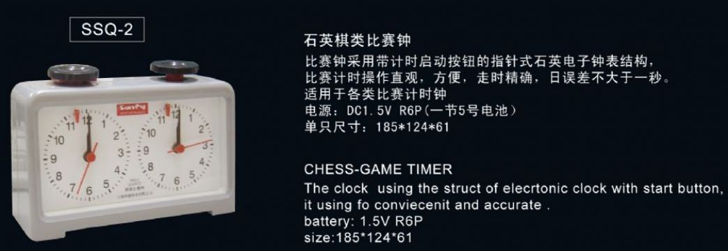 點擊查看詳細信息<br>標題：SSQ-2石英棋類比賽鐘 閱讀次數(shù)：2693